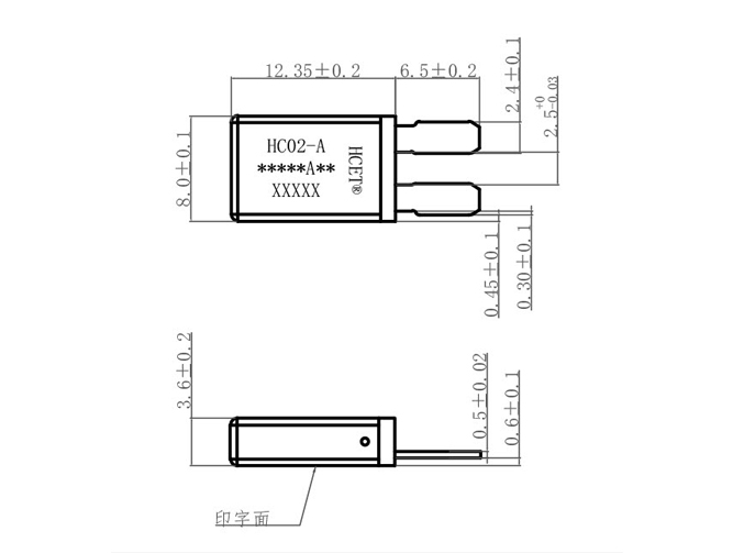  電踏板電機(jī)保護(hù)器尺寸圖