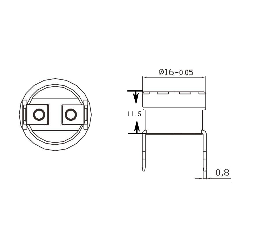 汽車預(yù)熱器溫度開關(guān)尺寸圖