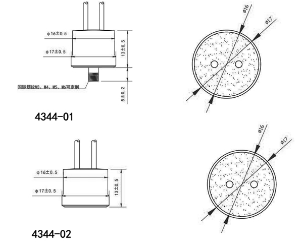 HCET-4344恒溫器尺寸圖