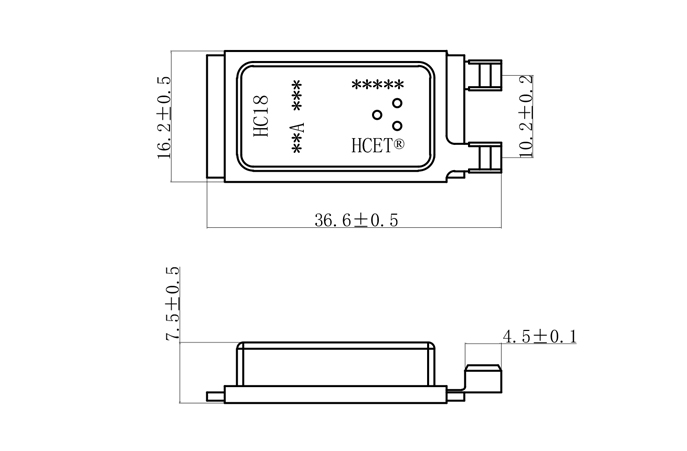 HC18 電機(jī)保護(hù)器 尺寸圖